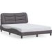 Maison Exclusive - Cadre de lit sans matelas "Hvar", gris, 140x200 cm, similicuir