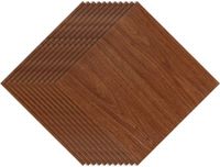 Merkloos / Sans marque HITGROW SP. Z O.O. PVC laminaat zelfklevend set (22 Stuks, 2m²) Waterdicht & Anti - Ritsel voor Keuken, Woonkamer en Balkon, Houtkleur,30 x 30cm