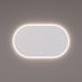 HIPP Design Ovaal-Recht Spiegel met LED Verlichting Rondom - 180 x 70 x 3 cm