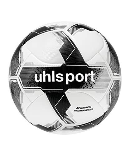 Uhlsport Revolution Thermobonded Voetbalspeelbal, wedstrijd- en trainingsbal voor kinderen, jongeren en volwassenen (professionals), FIFA Quality PRO gecertificeerd, maat 5