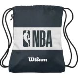 Wilson NBA Forge Drawstring Sporttas - Zwart/Grijs