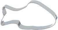 Staedter Mini-uitsteekvorm in visvorm, zilver, roestvrij staal, zilver, 5 cm