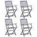 VidaXL Tuinstoelen 6 stuks Acaciahout