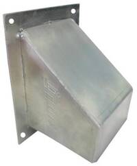 Wanddoorvoer | Aluminium | 10x10 cm