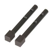 KS TOOLS Vierkantadapter, 10mm, 2er Pack, brüniert 450.0197