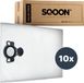 SQOON® Sacs d'aspirateur Convient aux peaux sensibles Nilfisk Alto / WAP / KEW AERO 20/25/26 Series - 10 Pièces