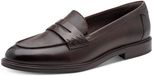 Tamaris Dames Loafer plat, bruin (mokka leer), 40