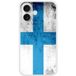 Apple iPhone 16 Drapeau marseille Verstevigd hoesje met sublimatie bedrukking