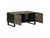 Maisons du Monde Maison Exclusive Salontafel zwart, 80x50x40 cm, massief mangohout