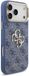 iPhone 18 Pro Backcover hoesje - HC 4G PU With Big 4G Classic Logo GD - Bleu