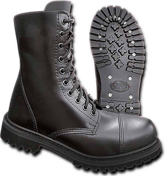 Brandit Phantom 14-gaats Unisex Laars - Zwart - EU40