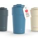 LARS NYSØM Bevægelse Thermos Coffee Mug-to-go 500ml - BPA-vrij met Isolatie - Lekvrije Roestvrijstalen Thermosbeker (Calypso Blue - Powder)