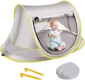 Merkloos / Sans marque GFYF Precision Components Ltd. Pop-up strandtent voor baby's - Geel/Grijs