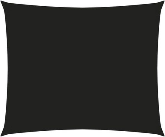 vidaXL Zonnescherm rechthoekig 2,5x3,5m zwart Oxford stof