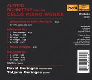 David+Tatjana Profil Schnittke: Cello Piano Works - Tatjana Geringas David Geringas