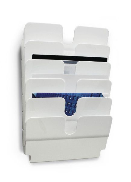 Durable Flexiplus Tijdschrifthouder - 6 Schappen - Wit - A4
