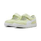 PUMA Courtflex v3 Lina V sneakers voor kleuters 27, Apple Spritz White Green