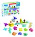 PLAYMOBIL Junior & Tinti Calendrier de l'Avent avec plaisir de bain coloré, calendrier de l'Avent durable avec jouets aquatiques, surprises quotidiennes pour enfants à partir de 1 an, cadeau de Noël parfait