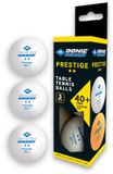 Donic Schildkröt Tafeltennisballen 2 Star Prestige 3 Stuks Wit