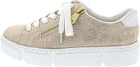 Rieker damesschoenen lage instappers N5917-90 gold