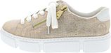 Rieker damesschoenen lage instappers N5917-90 gold