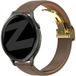 Bandz Bracelet cuir 'D-Type' Huawei Watch GT 3 - 42mm (marron foncé)