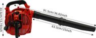 Souffleur et aspirateur de feuilles électrique 260EBV - 3-en-1 (souffler/aspirer/déchiqueter) - 220V