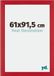 yd. Cadre photo 61x91,5 cm - MDF - Rouge - Mura