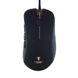 BERSERKER GAMING Svipdag-S3 Optische muis, 8 toetsen, 6400 dpi, LED-achtergrondverlichting, zwart