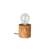 Homemania HOMBR_0310 Tafellamp Foster, bureau, nachtkastje, hout, 8-12 x 8-12 x 10 cm