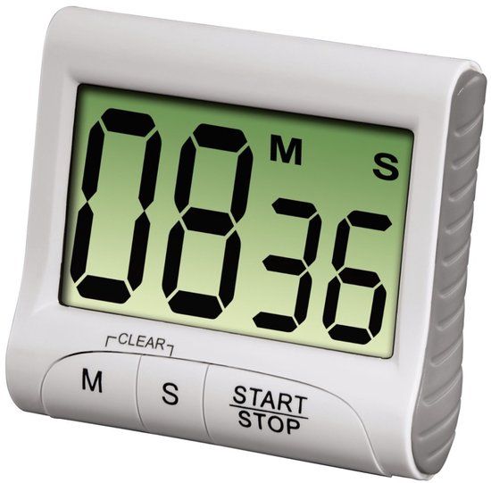 Xavax Countdown Zilver Digital Kitchen Timer