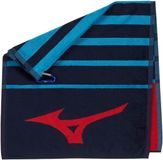 Mizuno Golf RB Tour Handdoek Blauw 40x101 cm Katoen Grijs Sneldrogend Wasbaar