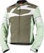 IXS Rapid-STX 2.2, veste textile imperméable, couleur: Olive/Vert Clair, taille: XL