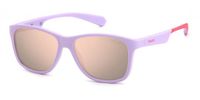 Polaroid Kinderen PLD 8052/S Matt violet pink 47/13/130 JUNIOR Zonnebrillen