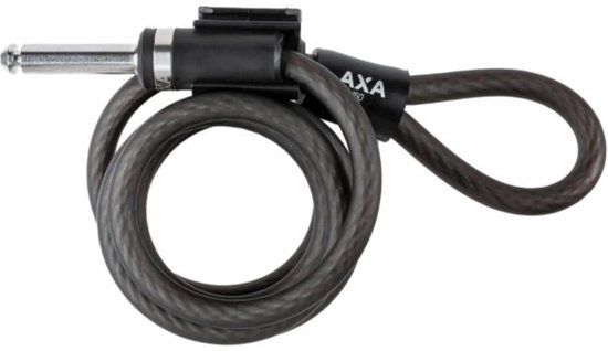 AXA UPI 150/10 Insteekkabel - 150cm - Zwart
