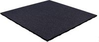 IVOL Sportvloertegel FIFTEEN 100x100 cm - 20 mm - Donkergrijs EPDM - Zwart SBR