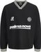 JACK & JONES Sweatshirt zwart / wit