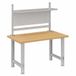 Manutan Expert Table de montage avec étagère - réglable - 500 kg