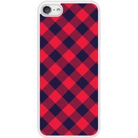 Apple Siliconen hoesje compatibel met iPod Touch 5, 6 Tartan Red