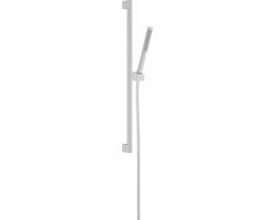 Hansgrohe Pulsify S 100 1Jet Shower Set with Shower Bar 650mm - Matt White