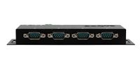 EXSYS EX-6124-2PoE Ethernet naar Serieel 4 x RS-232/422/485 met 9-pins stekker PoE