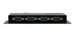EXSYS EX-6124-2PoE Ethernet naar Serieel 4 x RS-232/422/485 met 9-pins stekker PoE