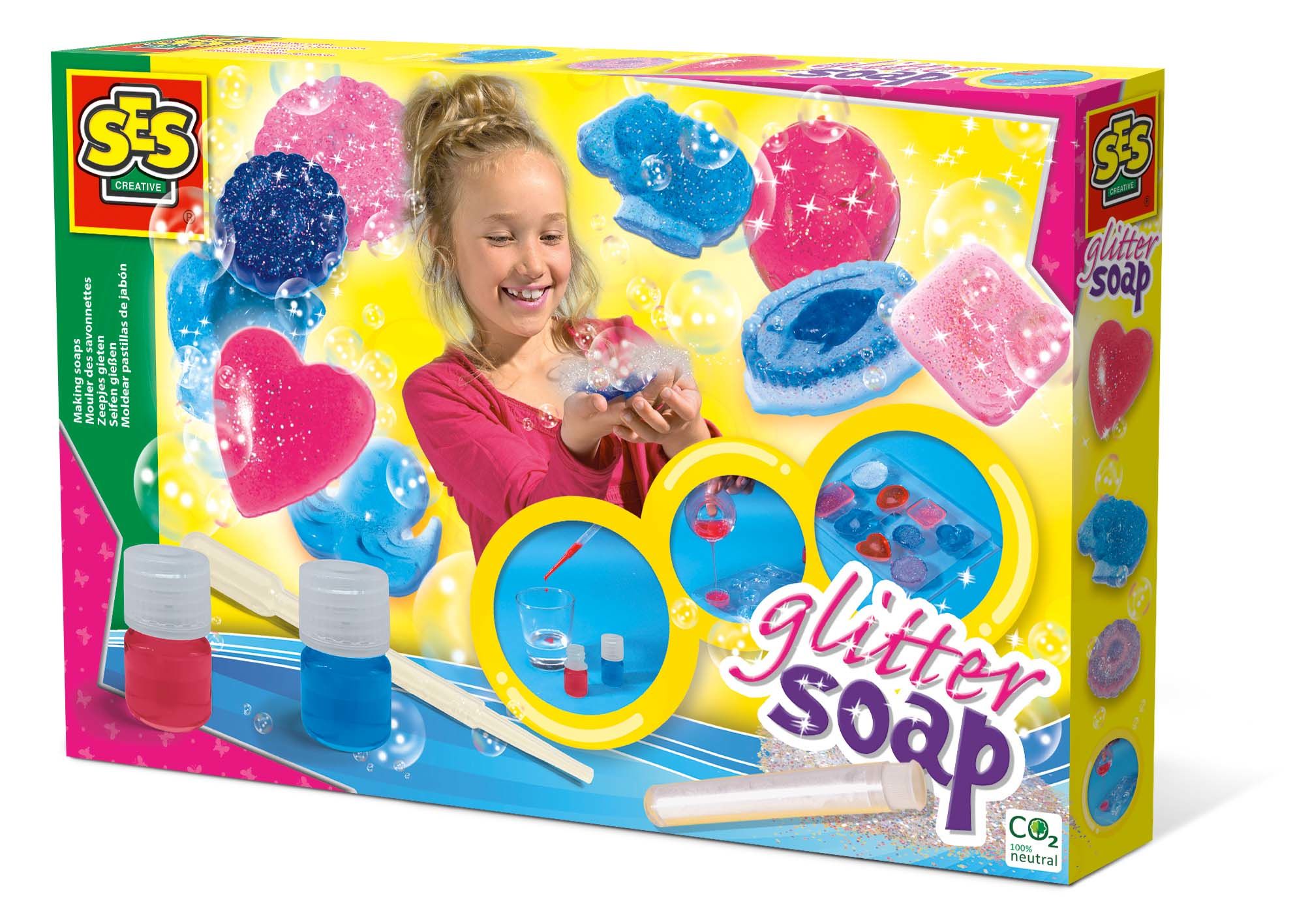 SES Creative Zeepjes Gieten - Knutselset voor Kinderen - Vanaf 7 Jaar