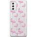 ERT GROUP mobiel telefoonhoesje voor Samsung M52 5G origineel en officieel erkend Babaco patroon Flamingo 005 optimaal aangepast aan de vorm van de mobiele telefoon, gedeeltelijk bedrukt