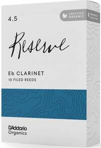 D'Addario Woodwinds Organic Reserve Eb Clarinet Reeds - 4.5 - 10 Pack