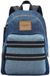 MARC JACOBS Large Backpack Blue Cotton Striped 31x13x42 cm