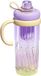 BeltAvenue Holding B.V. Gobelet réutilisable, gourde de fitness pour femmes, 950 ml, gobelet anti-fuite avec paille et poignée, gobelet de voyage pour café glacé, gourde d'hydratation portable, Violet