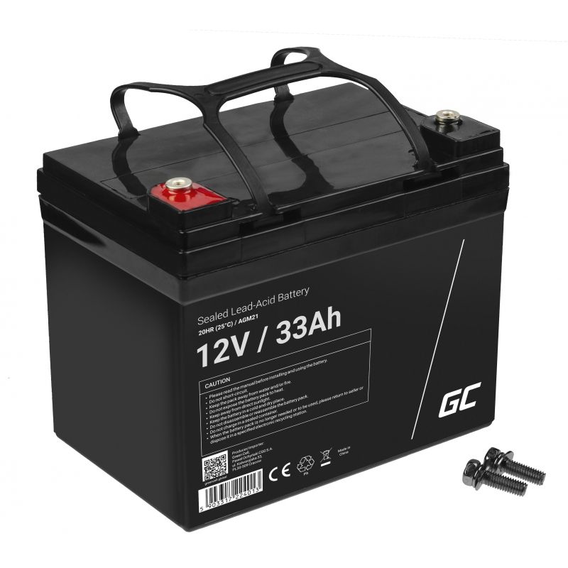 GREEN CELL AGM21 - UPS-accu - 12V - 33Ah