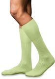 FALKE No. 13 Finest Piuma Cotton kniekousen heren groen - maat 41-42