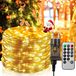 Guirlande lumineuse - 20 m - 200 leds - 8 modes et lumière réglable